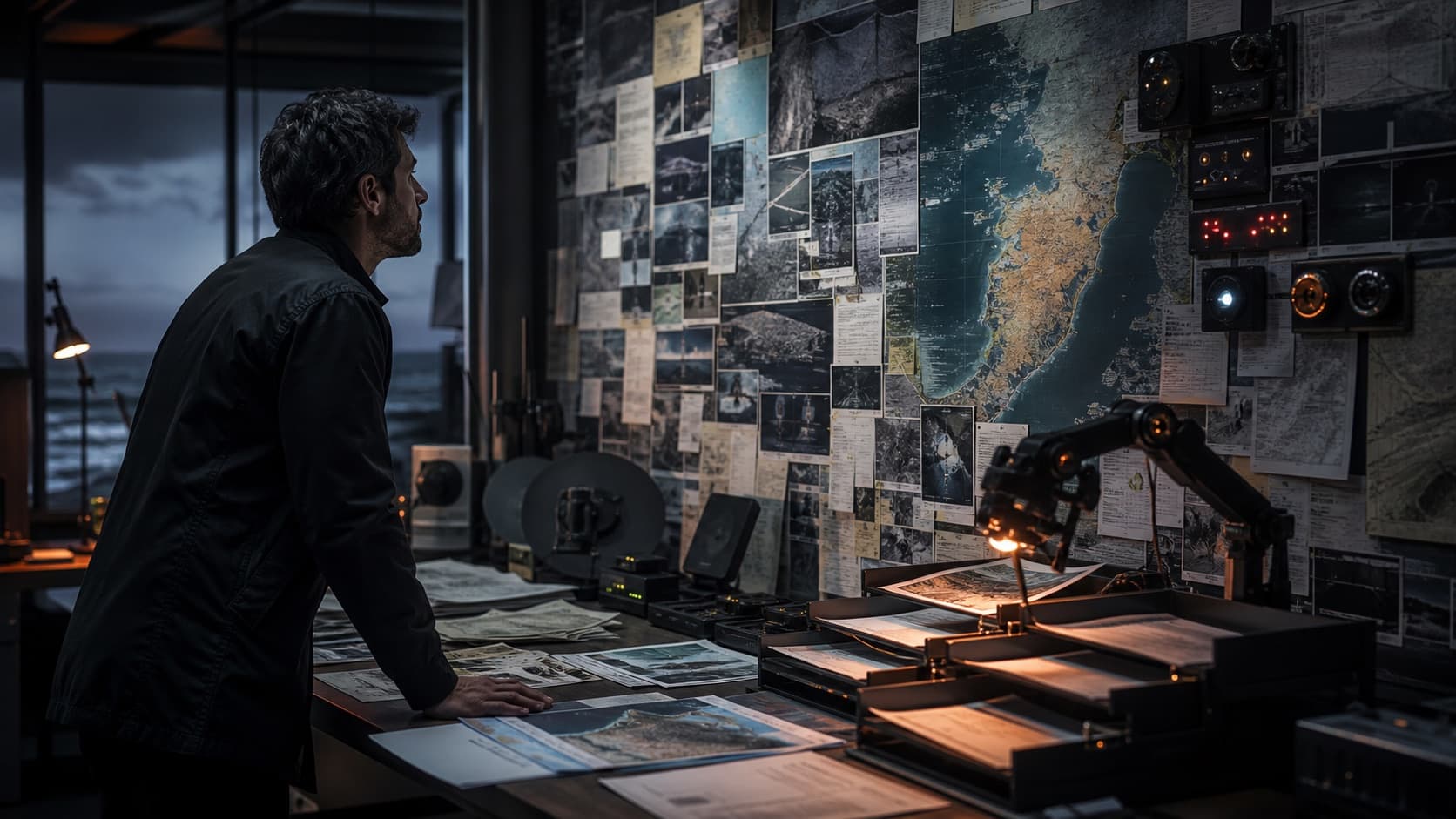 A market intelligence analyst decoding evidence with an autonomous analysis system